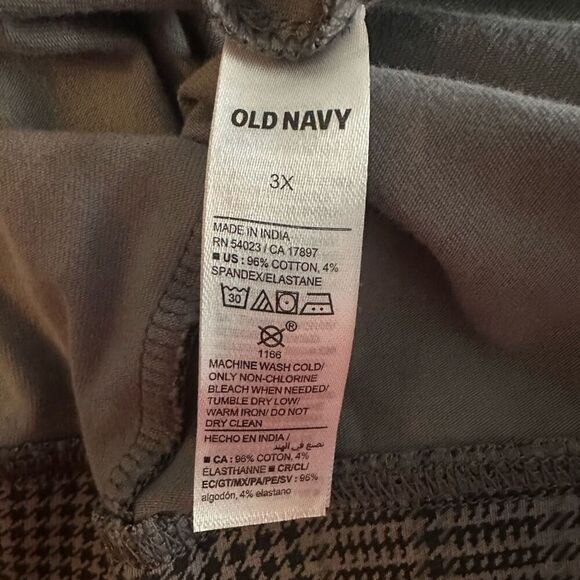 Old Navy Houndstooth Leggings Sz 3X - Picture 3 of 3